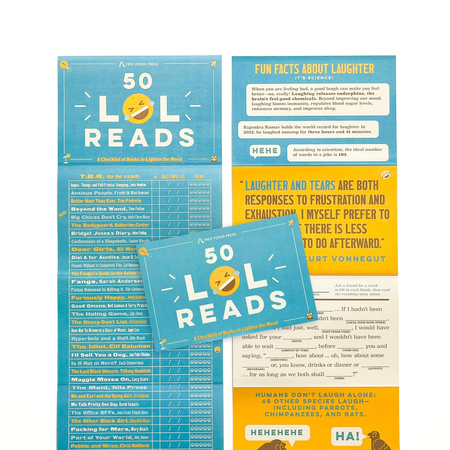 50 LOL Reads: A Checklist of Books to Lighten the Mood