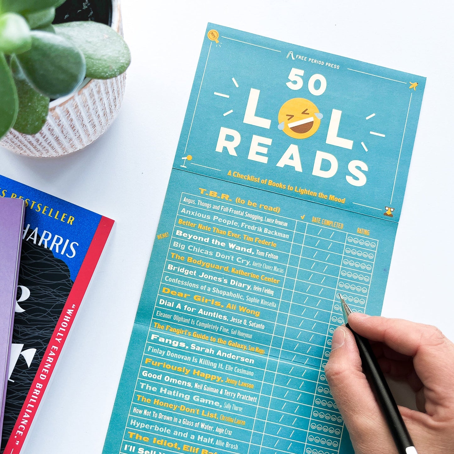 50 LOL Reads: A Checklist of Books to Lighten the Mood