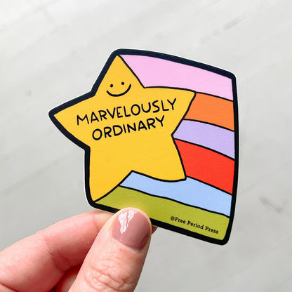 Marvelously Ordinary Star Vinyl Decal Sticker