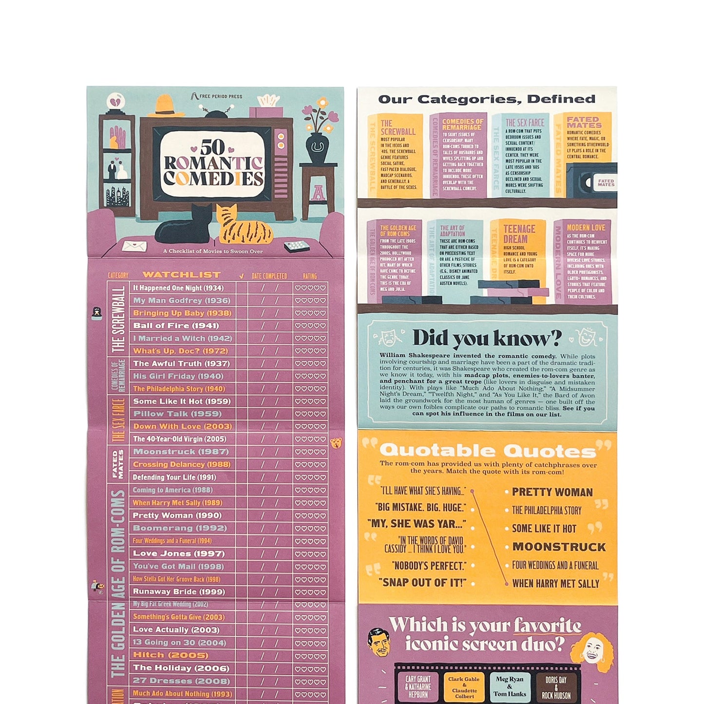 The Hopeless Romantic Checklist Bundle