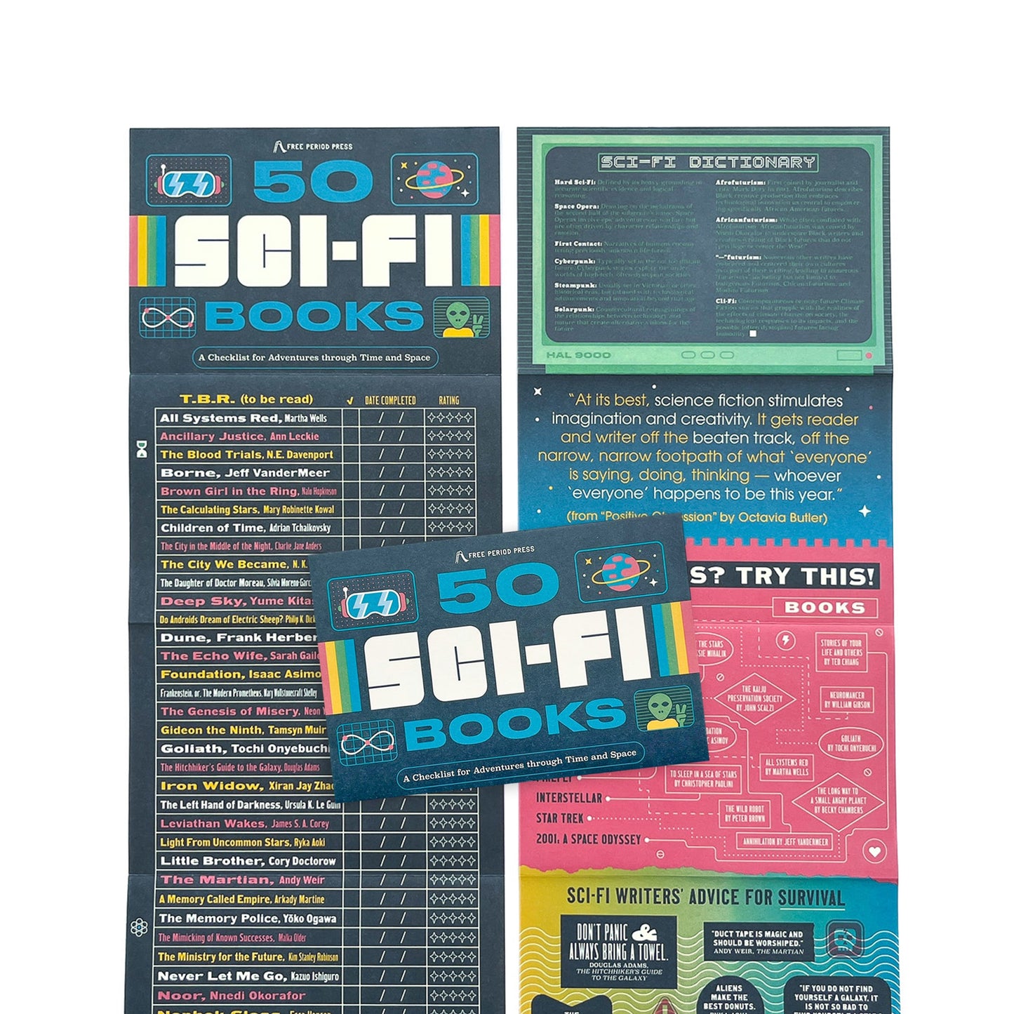 50 Sci-Fi Books: A Checklist for Adventures through Time and Space