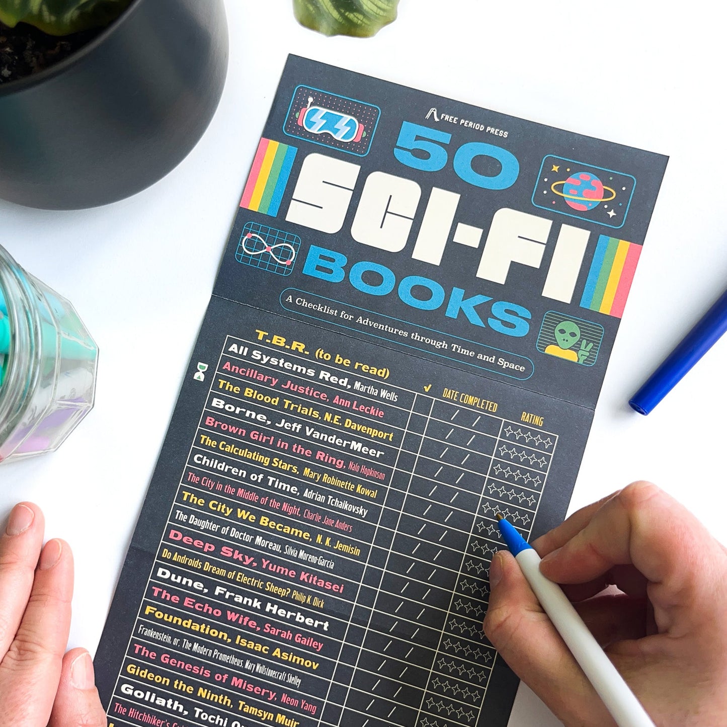 50 Sci-Fi Books: A Checklist for Adventures through Time and Space