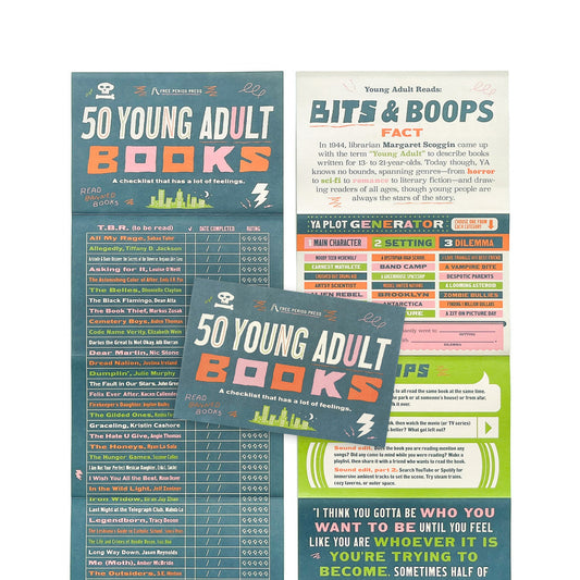 50 Young Adult (YA) Books: A Checklist That Has a Lot of Feelings