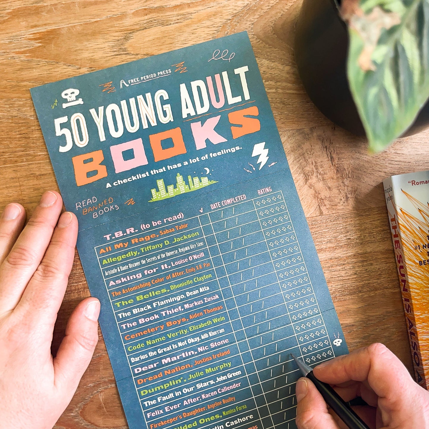 50 Young Adult (YA) Books: A Checklist That Has a Lot of Feelings