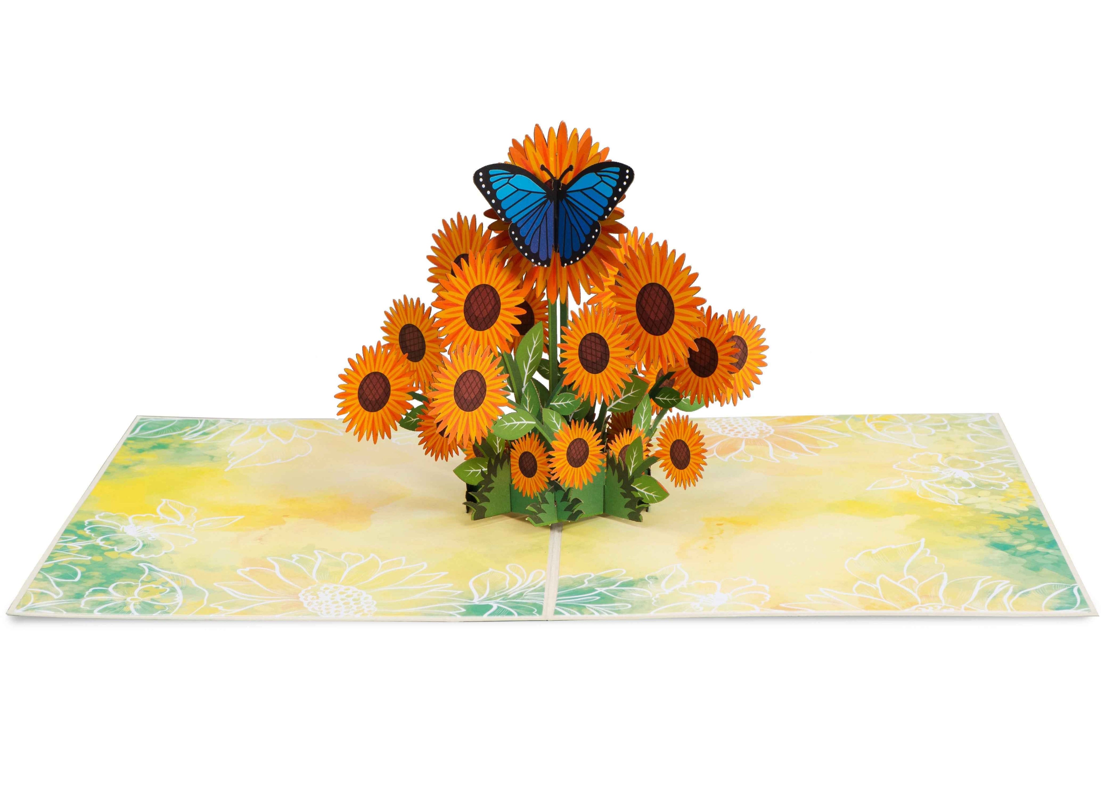 Sunflowers Pop Up Card