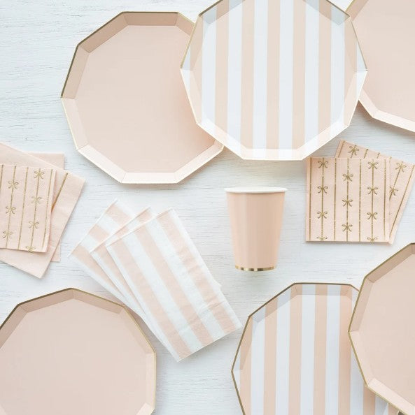 Sweet Peach Signature Bow Small Napkins