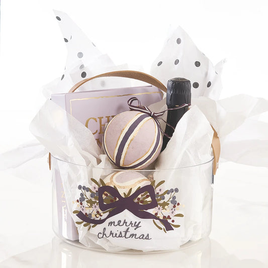Acrylic Party Bucket - Merry Christmas
