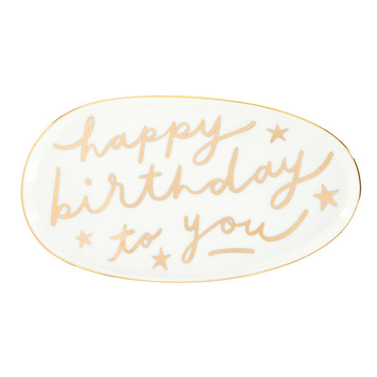 Ceramic Platter - Happy Birthday To You