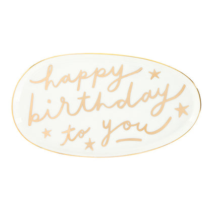 Ceramic Platter - Happy Birthday To You