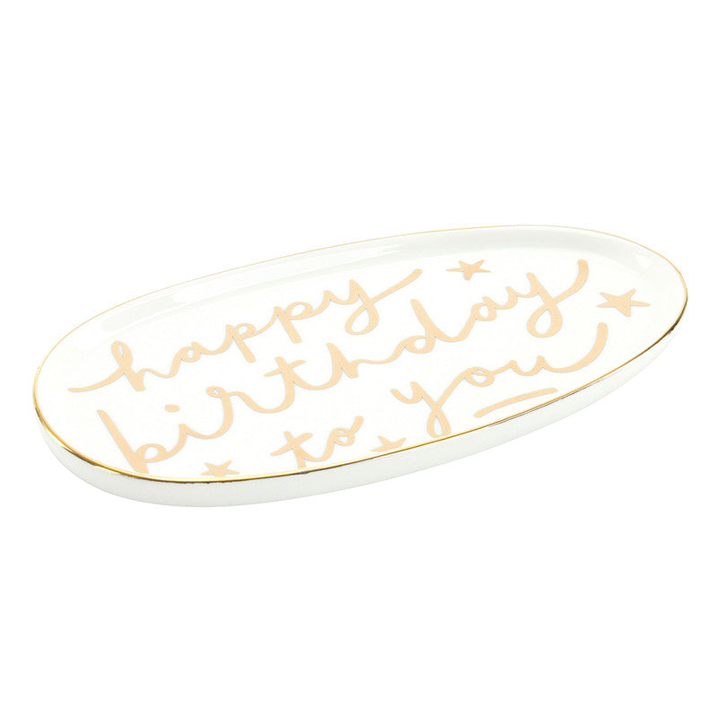 Ceramic Platter - Happy Birthday To You