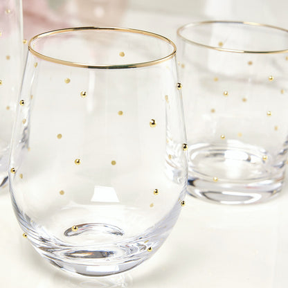 Gold Beaded - Wine