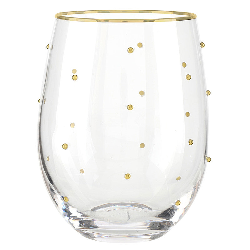 Gold Beaded - Wine