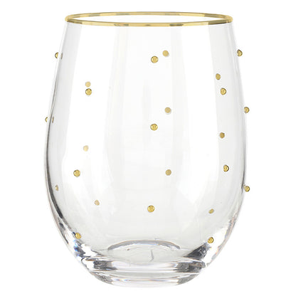 Gold Beaded - Wine