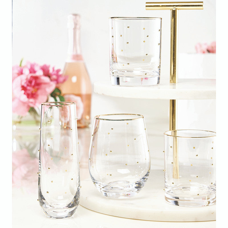 Gold Beaded - Champagne