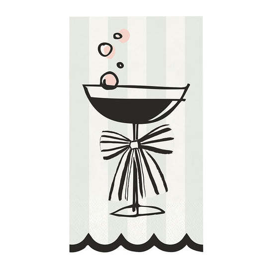 Paper Guest Napkins - Champagne Bubbly