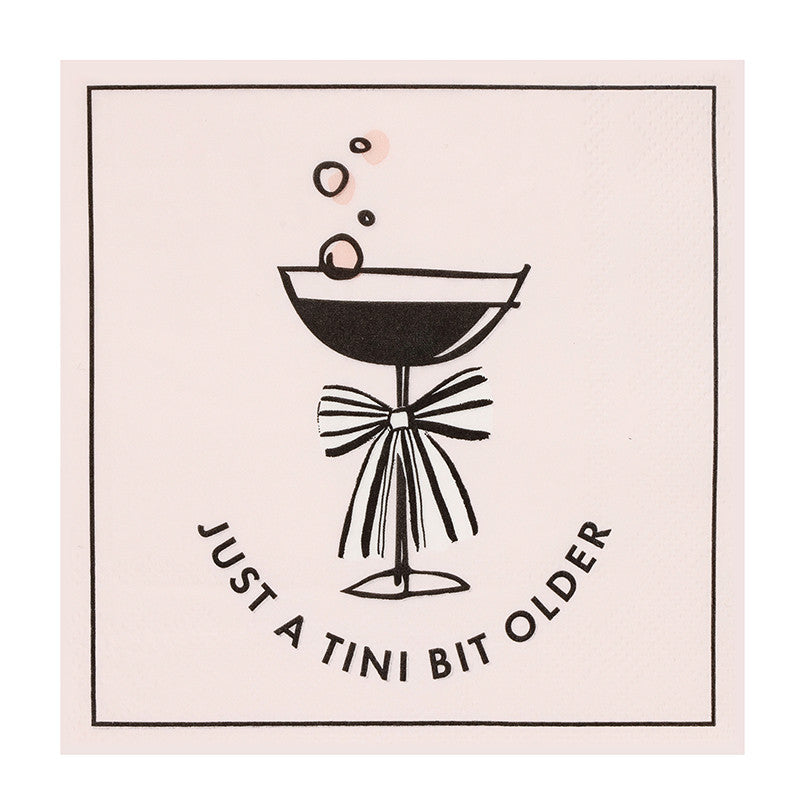 Ceramic Napkin Tray + Napkins - Just A Tini Bit Older