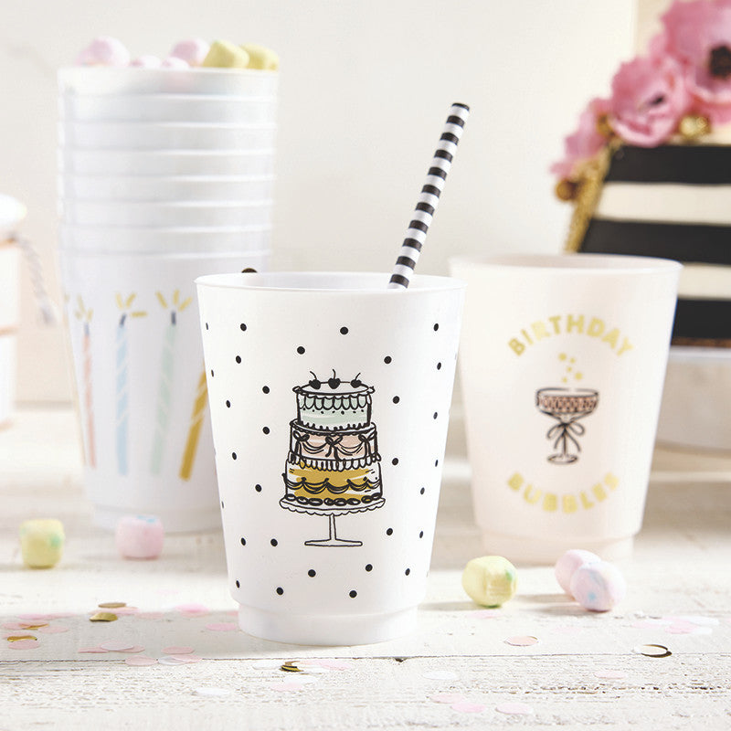 Gold Foil Frost Cups - Candles