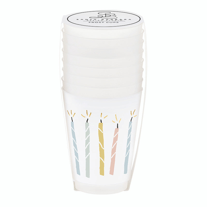 Gold Foil Frost Cups - Candles