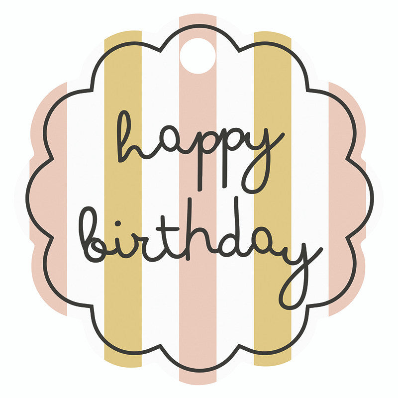 Gift Tag Book - Birthday