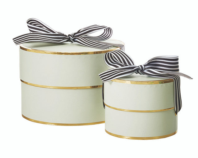 Nested Paper Gift Box Sets - Green