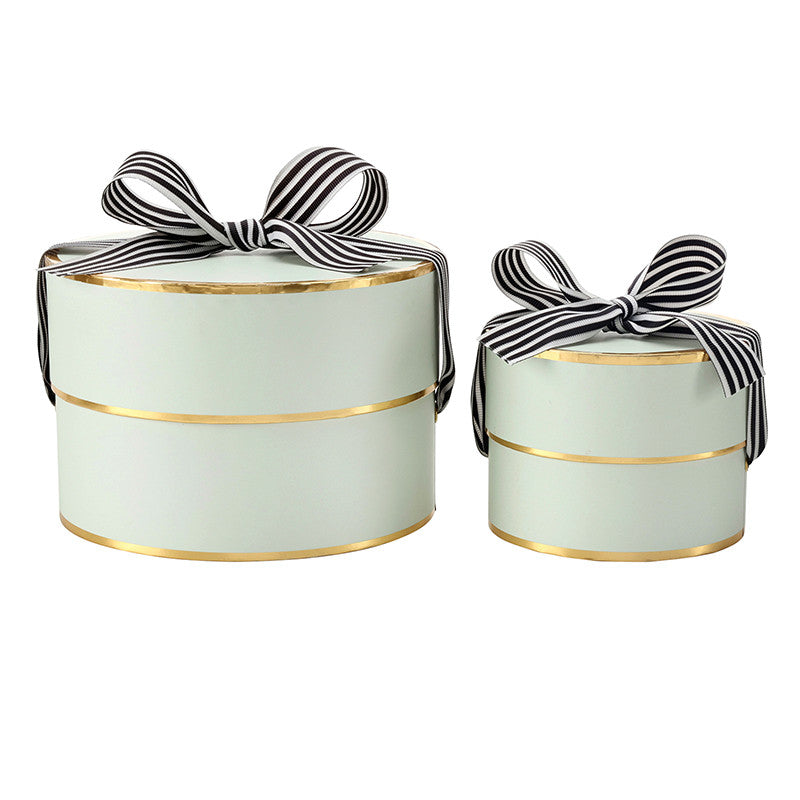 Nested Paper Gift Box Sets - Green