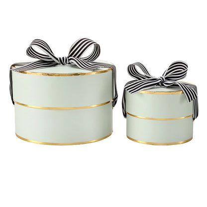Nested Paper Gift Box Sets - Green