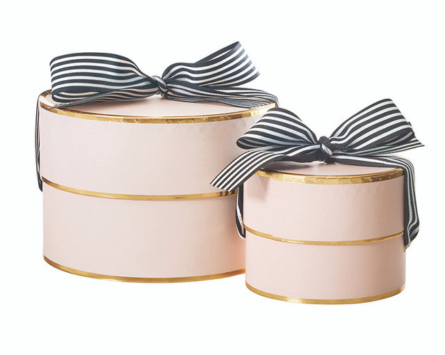 Nested Paper Gift Box Sets - Blush