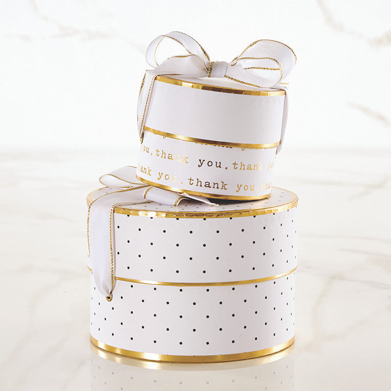 Nested Paper Gift Box Sets - Pin Dots