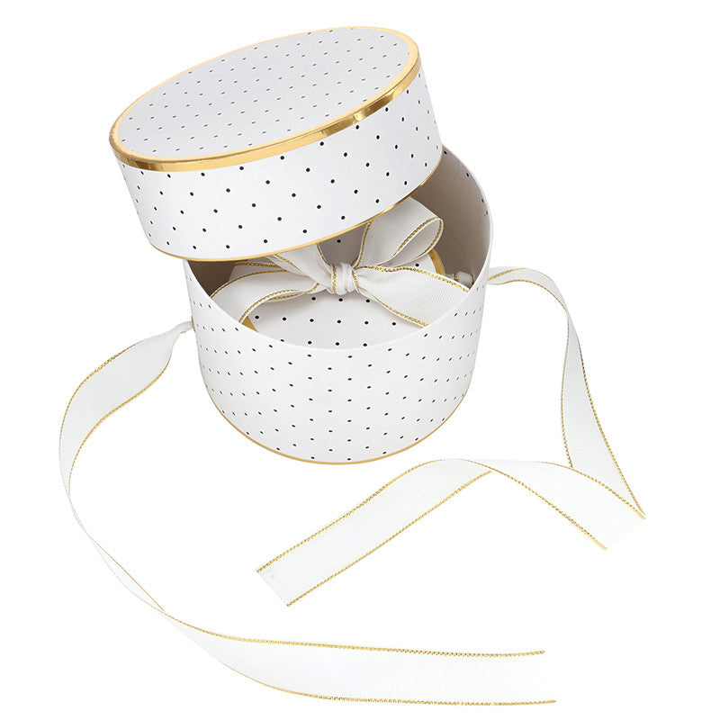 Nested Paper Gift Box Sets - Pin Dots