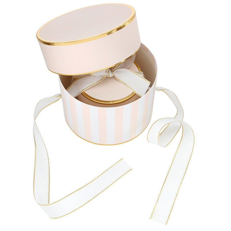 Nested Paper Gift Box Sets - Pink Stripe