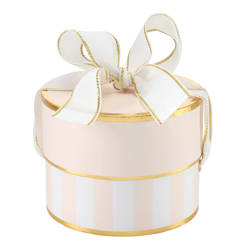 Nested Paper Gift Box Sets - Pink Stripe