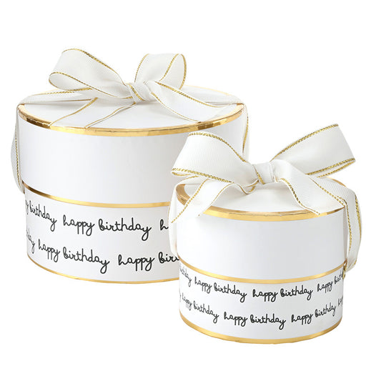 Nested Paper Gift Box Sets - Happy Birthday