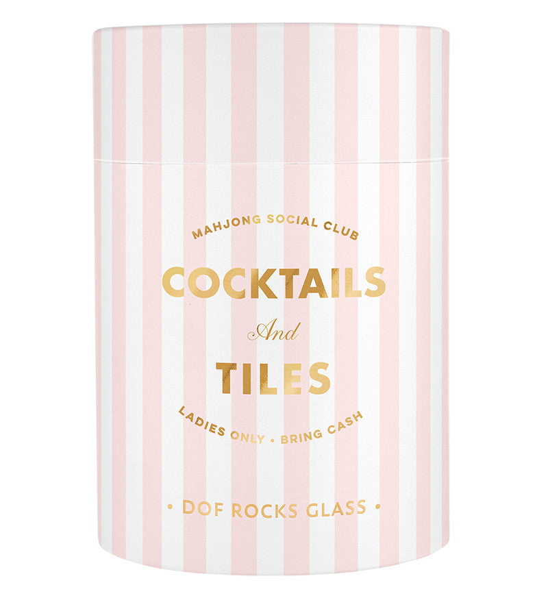 Gold Foil DOF Rocks Glass - Cocktails and Tiles