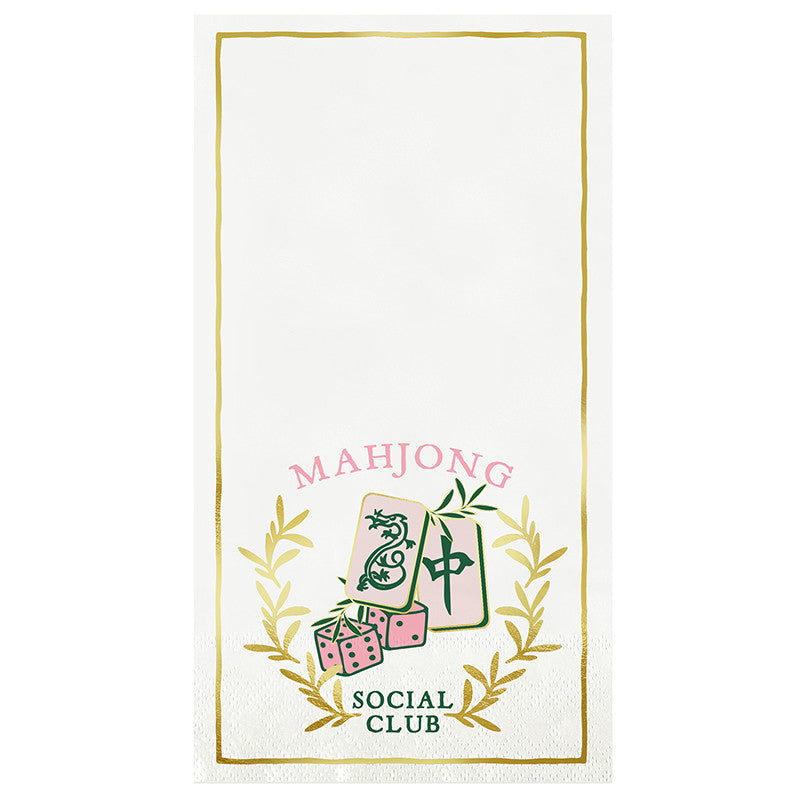 Paper Guest Napkins - Mahjong Social Club