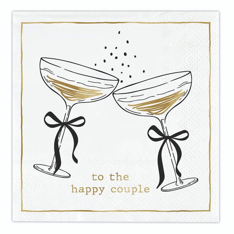 Cocktail Napkins - To The Happy Couple