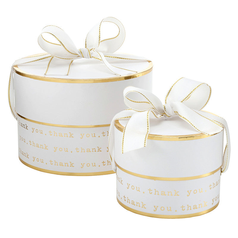 Nested Wedding Gift Box Set - Thank You