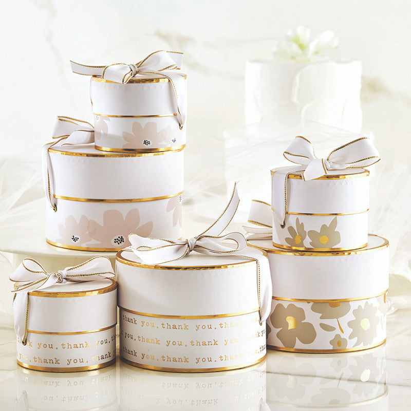 Nested Wedding Gift Box Set - Pink Floral