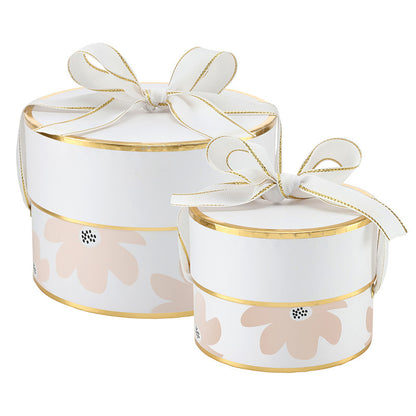 Nested Wedding Gift Box Set - Pink Floral