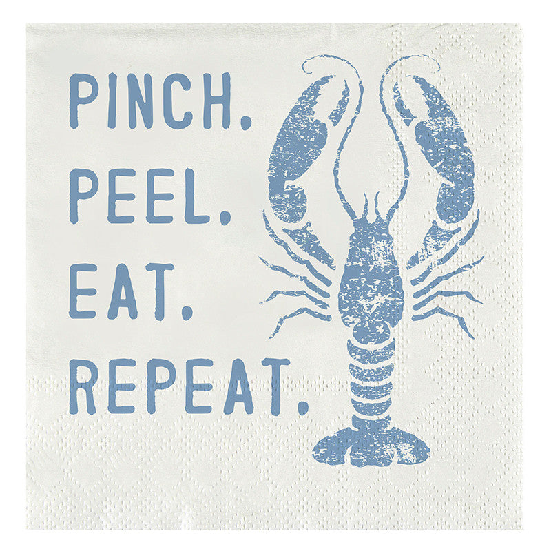 Paper Cocktail Napkins - Pinch. Peel. Eat. Repeat.