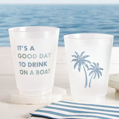 Frost Cups - Palm Tree - Set of 8