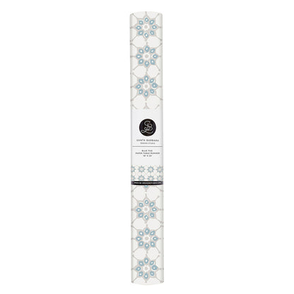 Paper Table Runner - Blue Tile