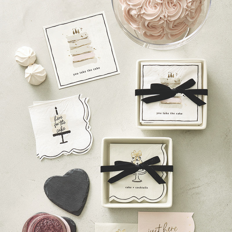 Cocktail Napkins - Here for the Cake