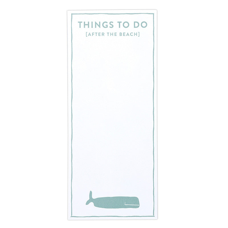 Notepaper - Things To Do