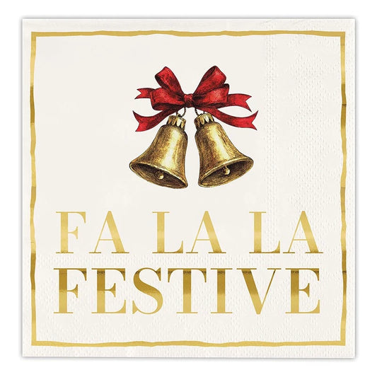Cocktail Napkins - Fa La La Festive
