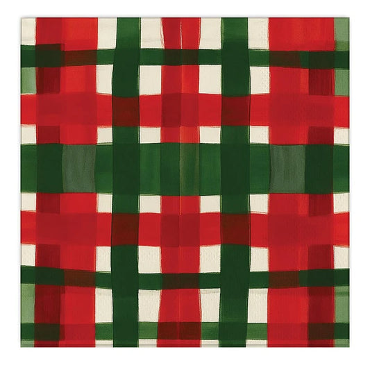 Cocktail Napkins - Plaid
