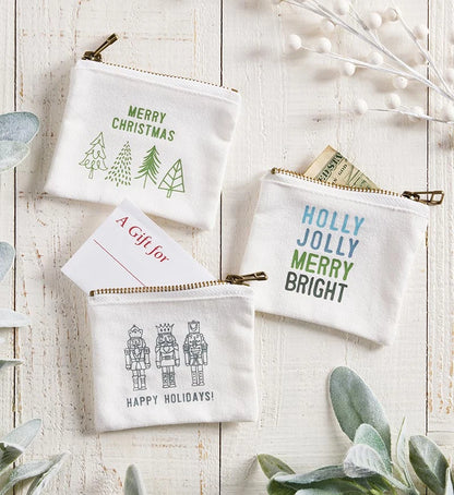 Face to Face Gift Card Pouches - Merry & Bright - Set of 3