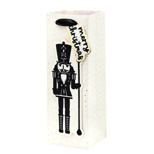 Bottle Bag - Nutcracker + Gold Stars