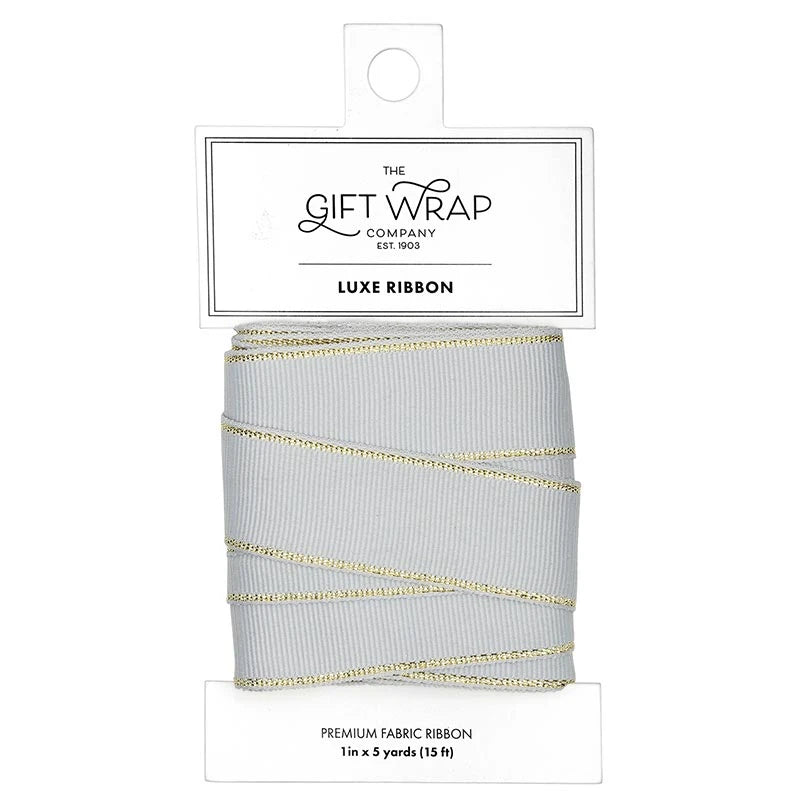 Luxe Ribbon - Light Silver