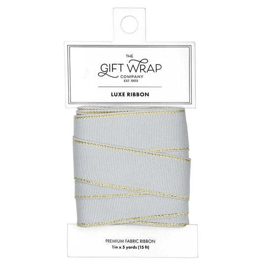 Luxe Ribbon - Light Silver