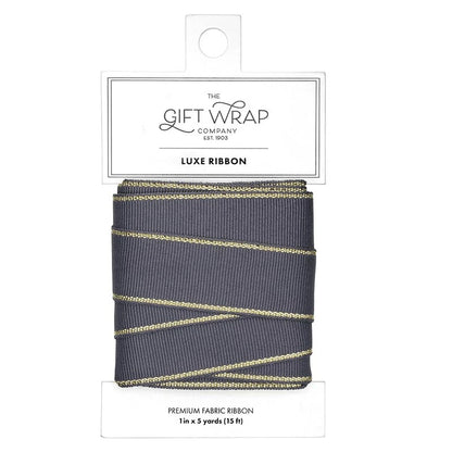 Luxe Ribbon - Dark Charcoal
